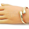 Aro Individual 07.215.0037.04 Oro Laminado, Diseño de Gota, Pulido, Tono Dorado (Thickness, Size 4 (2.25 Diameter))