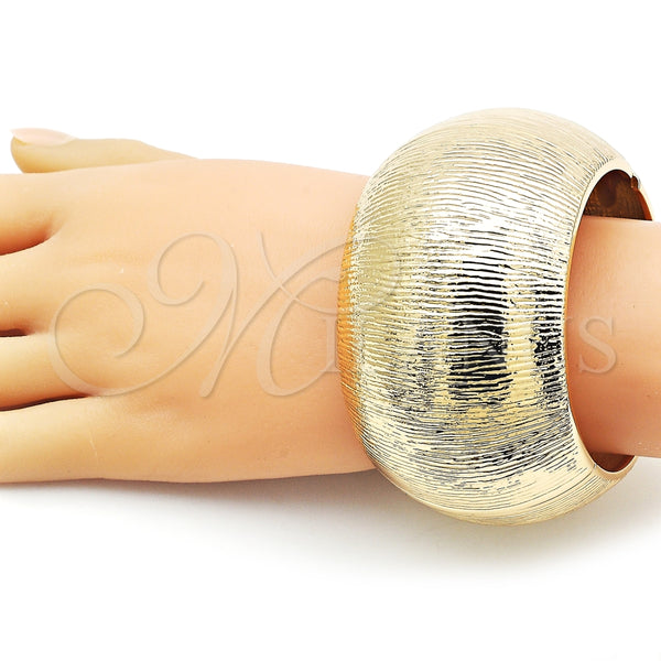 Aro Individual 07.215.0039.04 Oro Laminado, Diamantado, Tono Dorado (50 MM Thickness, Size 4 (2.25 Diameter))