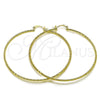 Argolla Extra Grande 02.213.0887.70 Oro Laminado, Diamantado, Tono Dorado