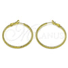 Argolla Mediana 02.213.0901.40 Oro Laminado, Diamantado, Tono Dorado