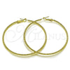 Argolla Grande 02.213.0904.60 Oro Laminado, Diamantado, Tono Dorado