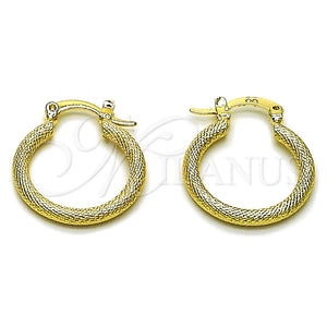 Argolla Pequeña 02.170.0595.20 Oro Laminado, Mate, Tono Dorado