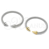 Aro Individual 07.138.0025 Acero Inoxidable, Diseño de Torcido, Pulido, Tono Plateado (Thickness, One size fits all)