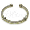 Aro Individual 07.138.0026 Acero Inoxidable, Diseño de Infinito y Torcido, Pulido, Tono Plateado (04 MM Thickness, One size fits all)