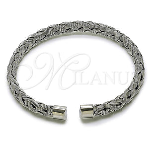 Aro Individual 07.138.0027 Acero Inoxidable, Diseño de Torcido, Pulido, Tono Plateado (Thickness, One size fits all)