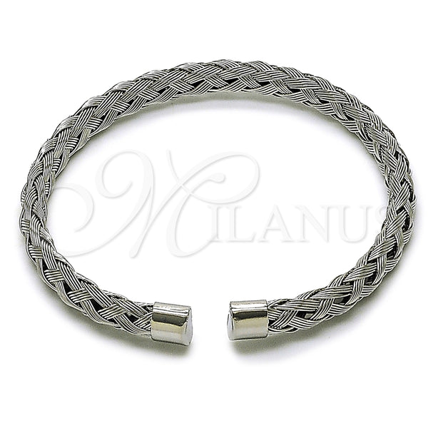 Aro Individual 07.138.0027 Acero Inoxidable, Diseño de Torcido, Pulido, Tono Plateado (Thickness, One size fits all)