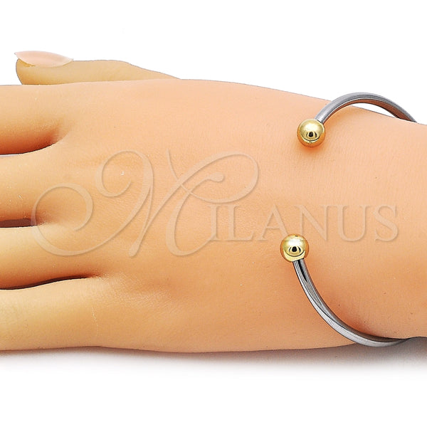 Aro Individual 07.138.0033.1 Acero Inoxidable, Diseño de Hueco y Bola, Pulido, Dos Tonos (03 MM Thickness, One size fits all)