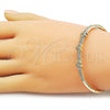 Aro Individual 07.283.0007.04 Oro Laminado, Diseño de Corazón, con Blanca Micro Pave and Blanca Zirconia Cubica, Pulido, Tono Dorado (Thickness, Size 4 (2.25 Diameter))