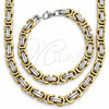 Collar y Pulsera 06.116.0080.22 Acero Inoxidable, Pulido, Tono Dorado