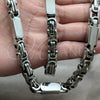 Collar y Pulsera 06.116.0015.22 Acero Inoxidable, Pulido, Tono Plateado