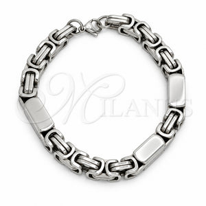Collar y Pulsera 06.116.0015.22 Acero Inoxidable, Pulido, Tono Plateado