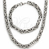 Collar y Pulsera 06.116.0024.22 Acero Inoxidable, Pulido, Tono Plateado