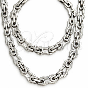 Collar y Pulsera 06.116.0030.22 Acero Inoxidable, Pulido, Tono Plateado