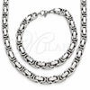 Collar y Pulsera 06.116.0090.22 Acero Inoxidable, Pulido, Tono Plateado