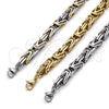 Pulsera Elegante 03.435.0011.09 Acero Inoxidable, Pulido, Tono Plateado (Thickness, 9 Inches Length)