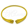 Aro Individual 07.282.0081 Oro Laminado, Diseño de Corazón, con Blanca Micro Pave, Pulido, Tono Dorado (Thickness, One size fits all)