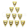 Findings 12.298.0002.10 Oro Laminado, Pulido, Tono Dorado