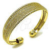 Aro Individual 07.163.0014 Oro Laminado, Diamantado, Tono Dorado (15 MM Thickness, One size fits all)