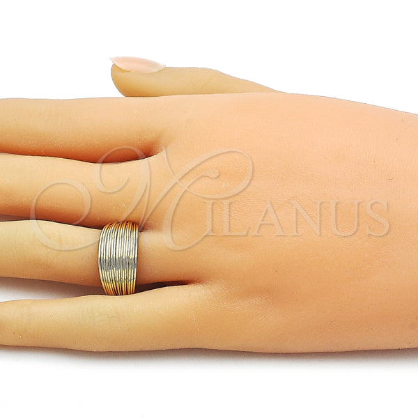 Anillo Elegante 01.163.0014 Oro Laminado, Pulido, Tono Dorado (One size fits all)