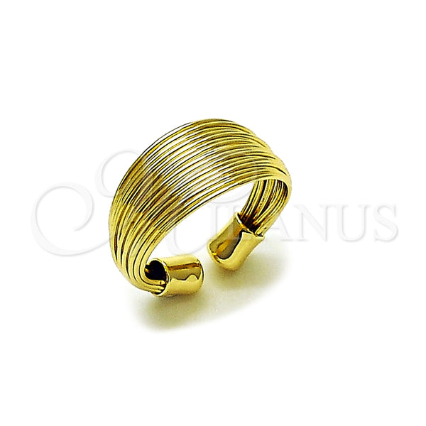 Anillo Elegante 01.163.0014 Oro Laminado, Pulido, Tono Dorado (One size fits all)