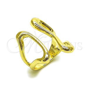 Anillo Elegante 01.163.0015 Oro Laminado, Pulido, Tono Dorado (One size fits all)