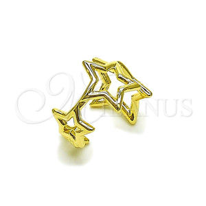 Anillo Elegante 01.163.0016 Oro Laminado, Diseño de Estrella, Pulido, Tono Dorado (One size fits all)