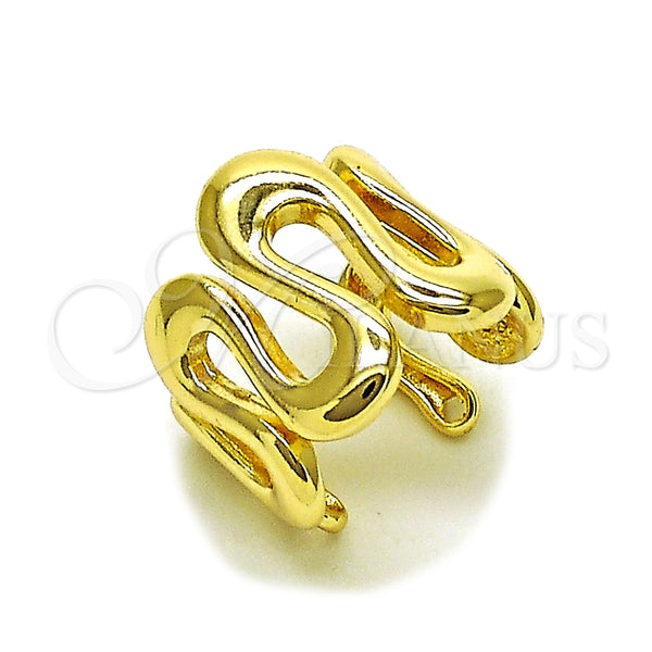 Anillo Elegante 01.163.0017 Oro Laminado, Pulido, Tono Dorado (One size fits all)