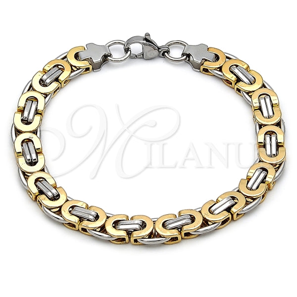 Pulsera Elegante 03.116.0044.1.09 Acero Inoxidable, Pulido, Dos Tonos