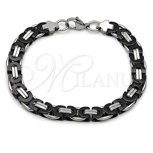 Pulsera Elegante 03.116.0044.2.09 Acero Inoxidable, Pulido, Dos Tonos (09 MM Thickness, 9 Inches Length)