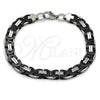 Pulsera Elegante 03.116.0044.2.09 Acero Inoxidable, Pulido, Dos Tonos (09 MM Thickness, 9 Inches Length)