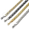 Pulsera Elegante 03.116.0044.3.09 Acero Inoxidable, Pulido, Tono Plateado (09 MM Thickness, 9 Inches Length)
