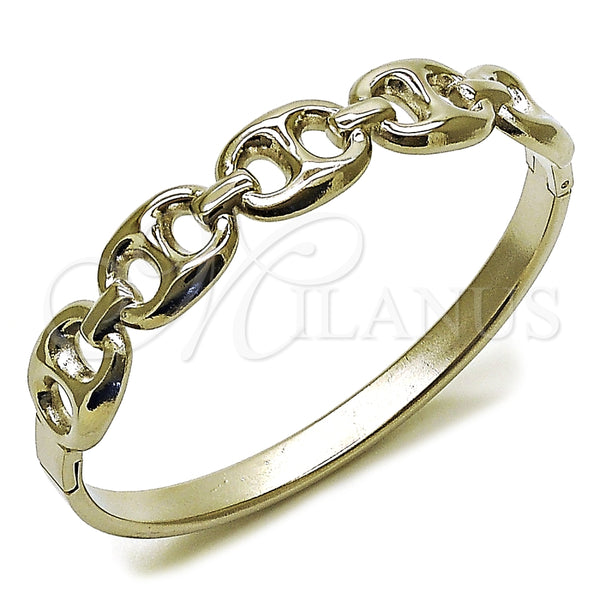Aro Individual 07.116.0002.05 Acero Inoxidable, Diseño de Puff Mariner, Pulido, Tono Plateado (Thickness, Size 5 (2.50 Diameter))