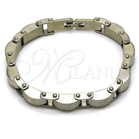 Pulsera Solida 03.115.0023.09 Acero Inoxidable, Pulido, Acero