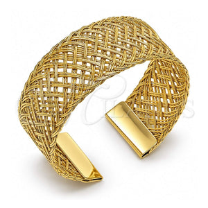 Aro Individual 07.331.0002 Oro Laminado, Diseño de File, Pulido, Tono Dorado (Grosor 25 MM, Talla Unica)