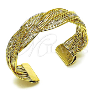 Aro Individual 07.331.0004 Oro Laminado, Diseño de Torcido, Pulido, Tono Dorado (20 MM Thickness, One size fits all)
