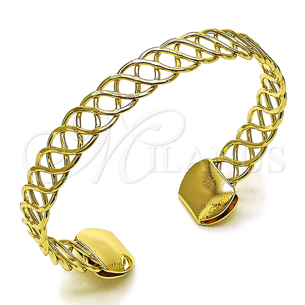 Aro Individual 07.331.0005 Oro Laminado, Diseño de Torcido, Pulido, Tono Dorado (09 MM Thickness, One size fits all)