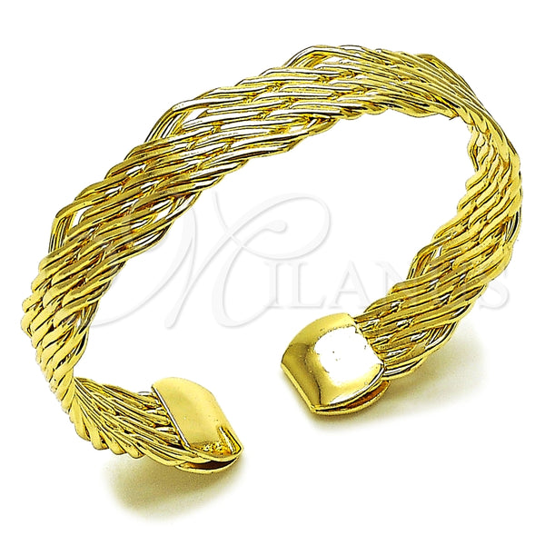 Aro Individual 07.331.0006 Oro Laminado, Diseño de Torcido, Pulido, Tono Dorado (Thickness, One size fits all)