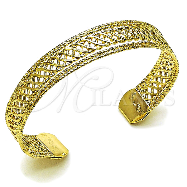 Aro Individual 07.331.0008 Oro Laminado, Diseño de Torcido, Pulido, Tono Dorado (Thickness, One size fits all)