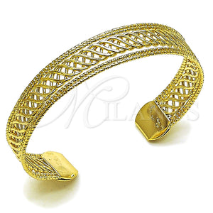 Aro Individual 07.331.0008 Oro Laminado, Diseño de Torcido, Pulido, Tono Dorado (Thickness, One size fits all)