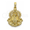 Dije Religioso 05.156.0224 Oro Laminado, Pulido, Tono Dorado