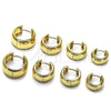 Argolla Huggie 02.195.0307.20 Oro Laminado, Pulido, Tono Dorado