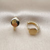 Argolla Huggie 02.195.0399.14 Oro Laminado, Pulido, Tono Dorado