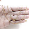 Gargantilla Basica 04.116.0087.18 Acero Inoxidable, Pulido, Tono Dorado (01 MM Thickness, 18 Inches Length)