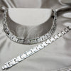 Collar y Pulsera 06.116.0100 Acero Inoxidable, Pulido, Rodinado