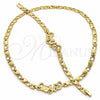 Collar y Pulsera 06.116.0115 Acero Inoxidable, Pulido, Tono Dorado
