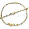 Collar y Pulsera 06.116.0117 Acero Inoxidable, Pulido, Dos Tonos