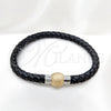 Pulsera Elegante 03.116.0065.08 Acero Inoxidable, Pulido, Dos Tonos (01 MM Thickness, 1 Inches Length)