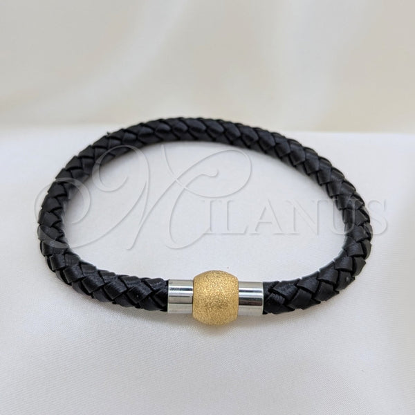 Pulsera Elegante 03.116.0065.08 Acero Inoxidable, Pulido, Dos Tonos (01 MM Thickness, 1 Inches Length)