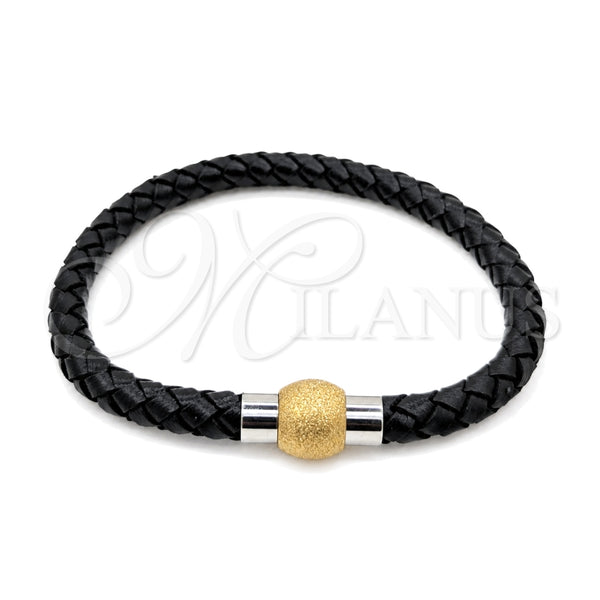 Pulsera Elegante 03.116.0065.08 Acero Inoxidable, Pulido, Dos Tonos (01 MM Thickness, 1 Inches Length)
