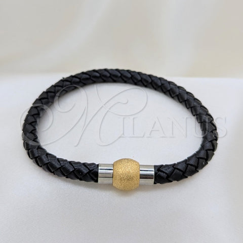 Pulsera Elegante 03.116.0065.08 Acero Inoxidable, Pulido, Dos Tonos (01 MM Thickness, 1 Inches Length)